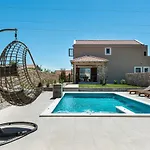 New Luxury With Swimming Pool, Sauna, Near - By Traveler Tourist Agency Krk Id 2380 Bedroom 4 Vila Privlaka (Zadar)